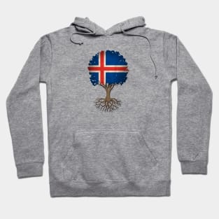 Tree of Life with Icelandic Flag Hoodie